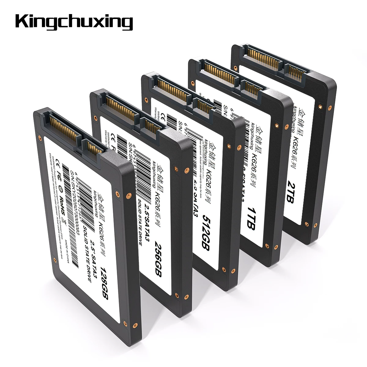Твердотельный накопитель Jinchuxing SATA 1TB2T512GB256, настольный компьютер, ноутбук, 2,5 дюйма, ssd128