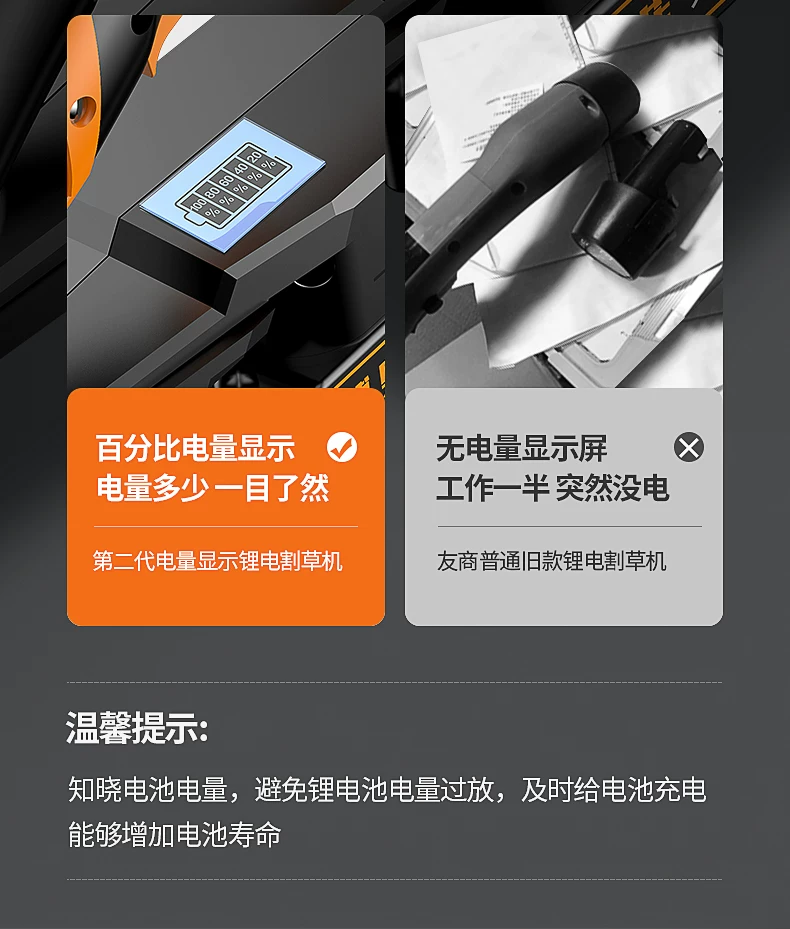 锂电动割草机家用 高效无刷SK9碳钢刀片草坪修剪机 多功能打草机神器