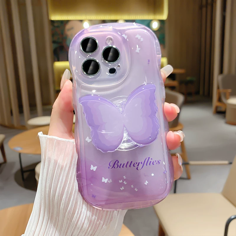 Apple, совместимый iPhone 16, мобильный телефон, защитный чехол, креативный iPhone15 Pro, трубка, iPhone15 Pro, модная волнистая защитная сумка, 16promax, изысканный стиль, iphone, защита при падении