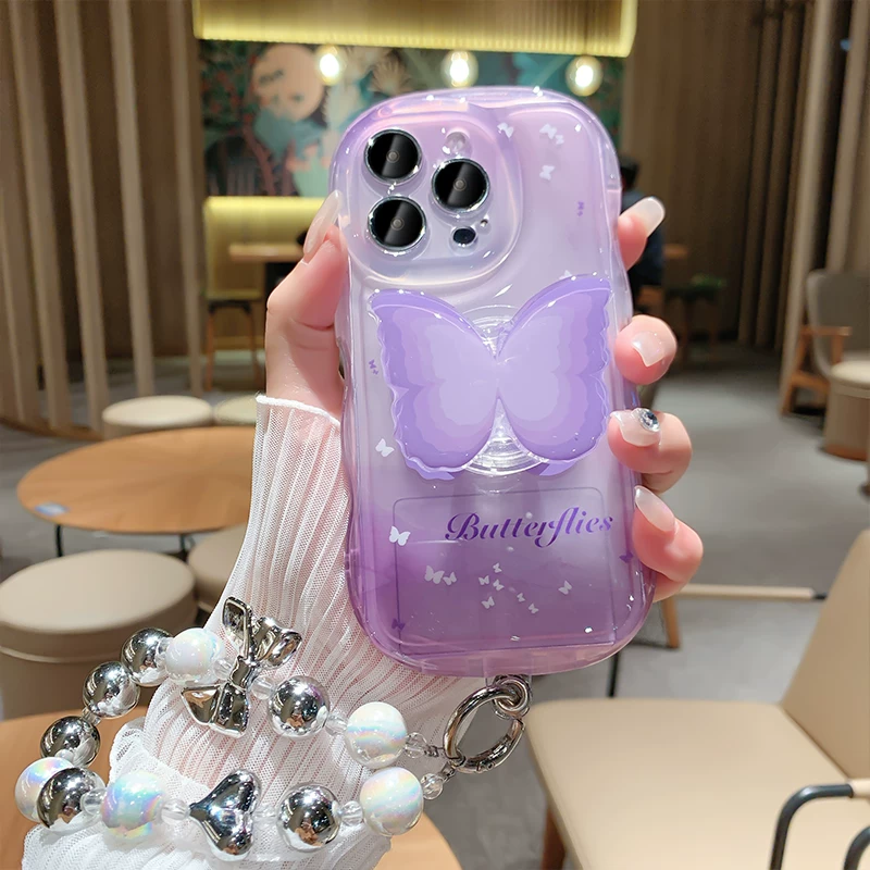 Apple, совместимый iPhone 16, мобильный телефон, защитный чехол, креативный iPhone15 Pro, трубка, iPhone15 Pro, модная волнистая защитная сумка, 16promax, изысканный стиль, iphone, защита при падении