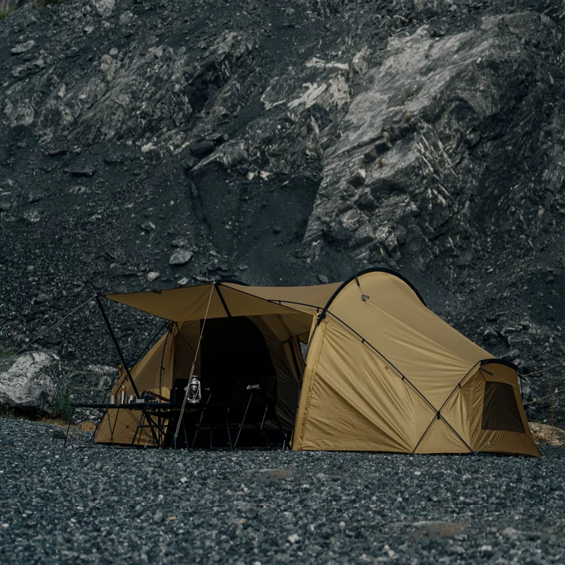 Springhill Chunshan Ark Outdoor Tunnel Tent Палатка с двумя комнатами, одна гостиная большая космическая палатка для кемпинга