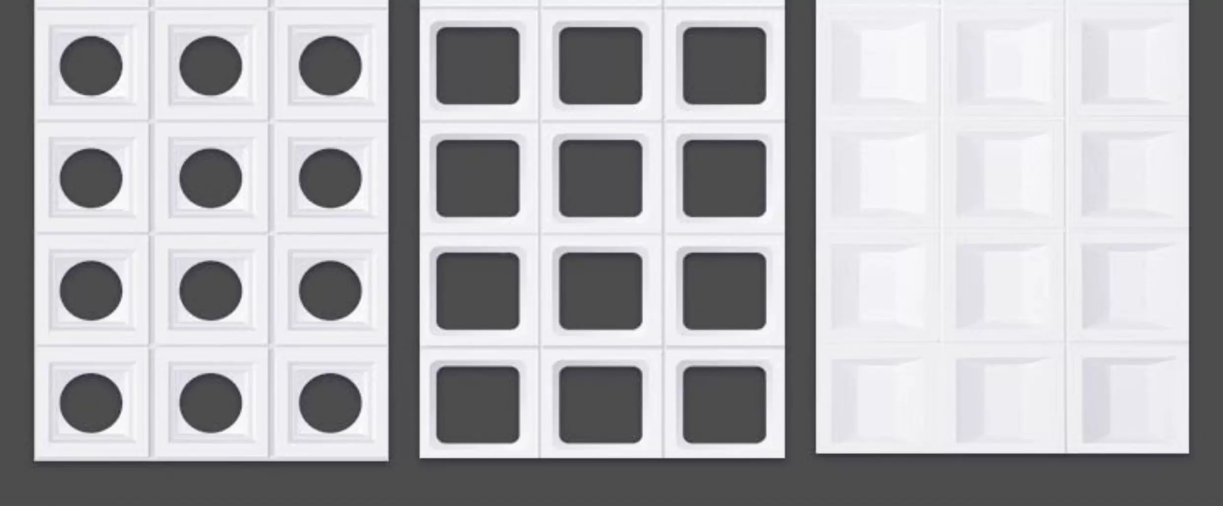 Lightweight PU background wall component brick double-sided nine grid hollow brick indoor and outdoor universal cement brick modern minimalist partition design