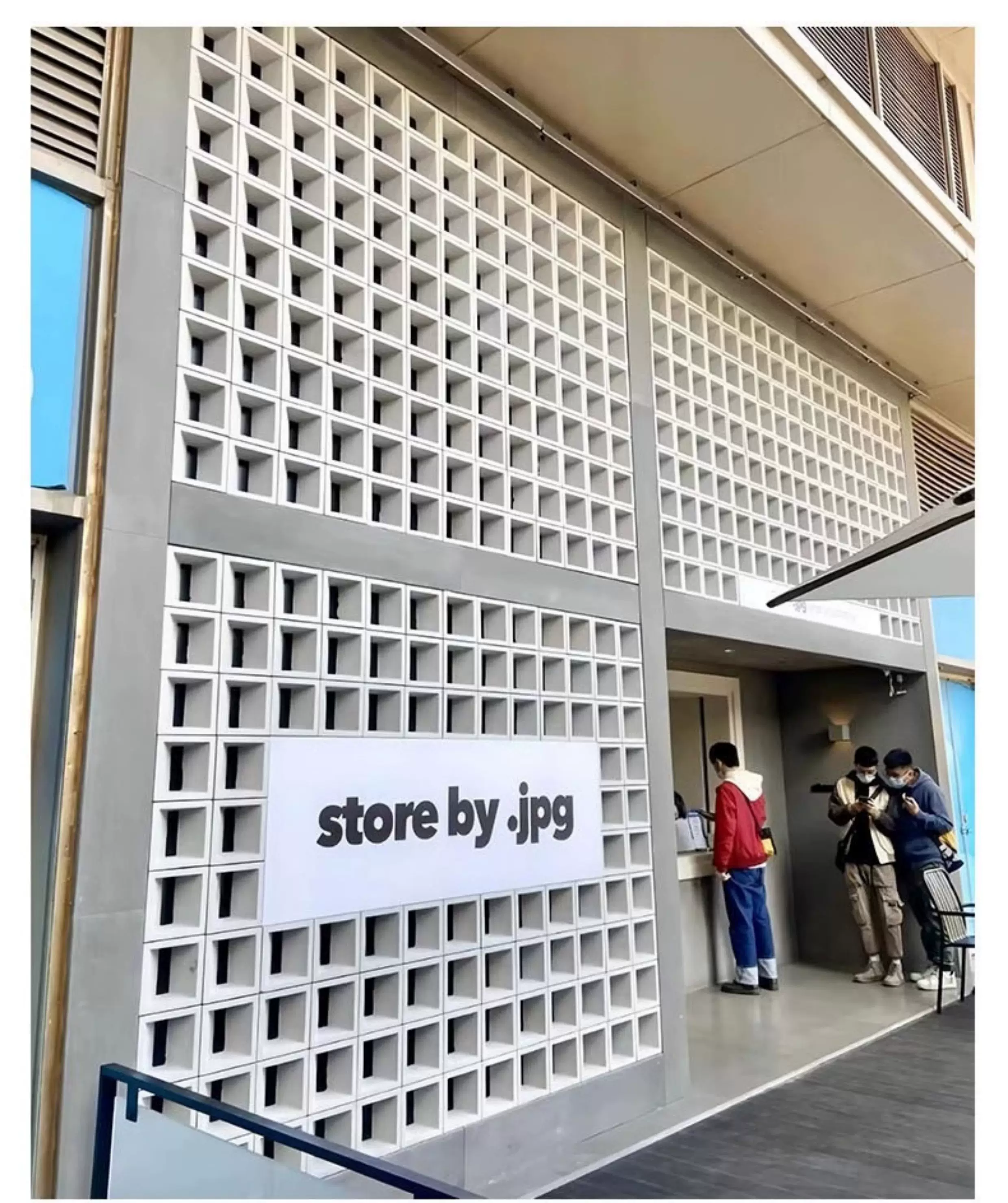 Lightweight PU background wall component brick double-sided nine grid hollow brick indoor and outdoor universal cement brick modern minimalist partition design