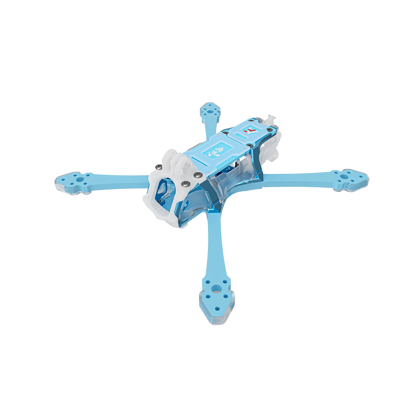 Axisfiling Cool Fly Bando 5-inch Flower Fly Drone Explosion resistant FPV Crossover Machine Assembly Positive X Rack Accessories