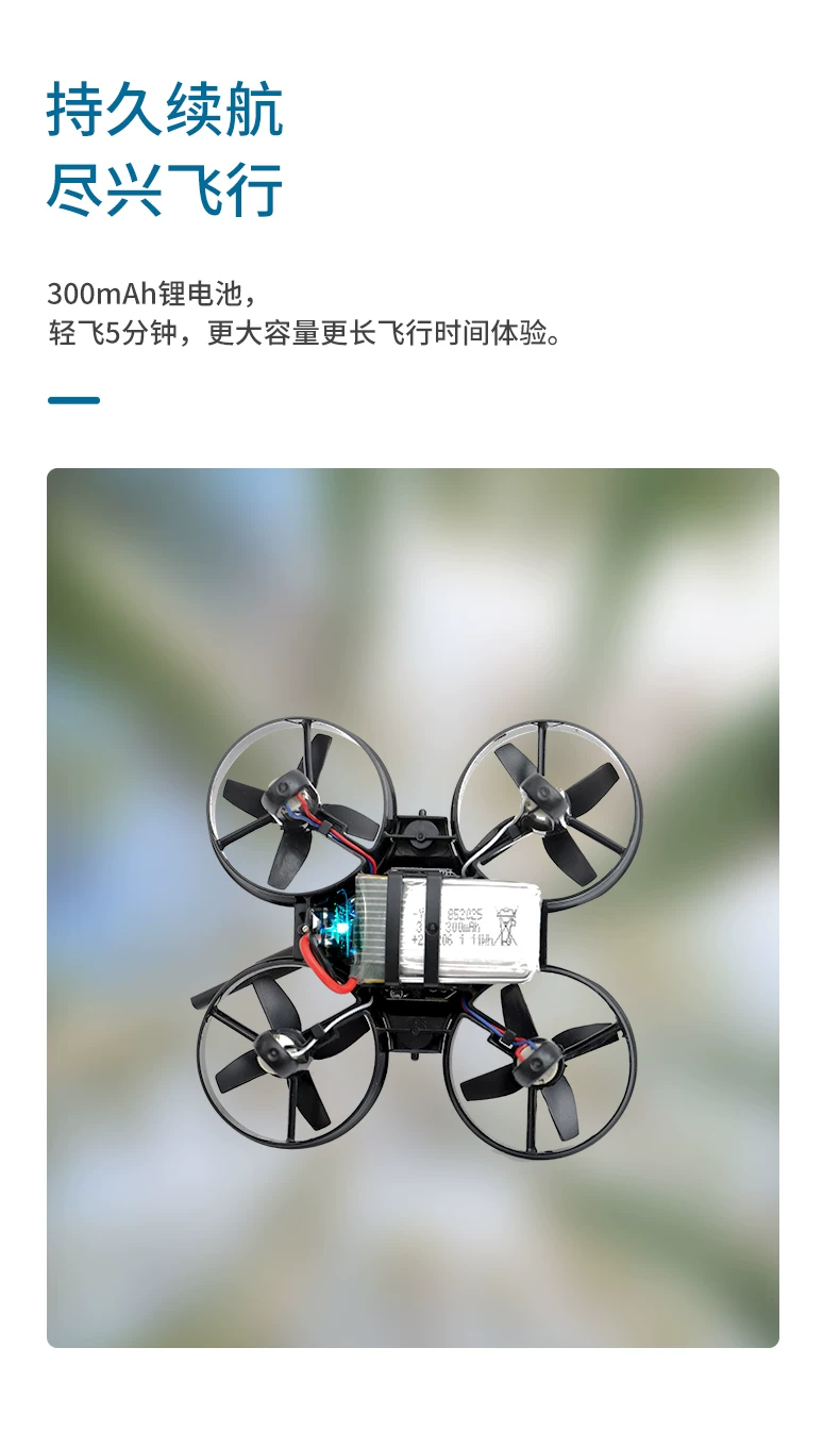 Complete set of time travel aircraft, hand to hand flight, primary school student FPV, first view shuttle, unmanned aerial vehicle, small-sized remote-controlled airplane