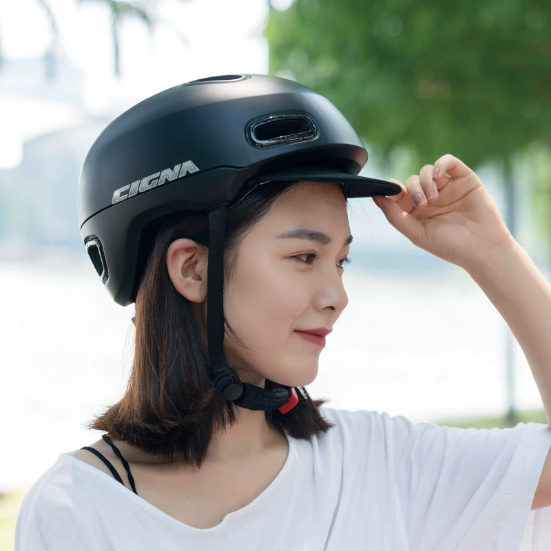 Summer ventilated electric bike safety helmet, ultra lightweight adult riding helmet