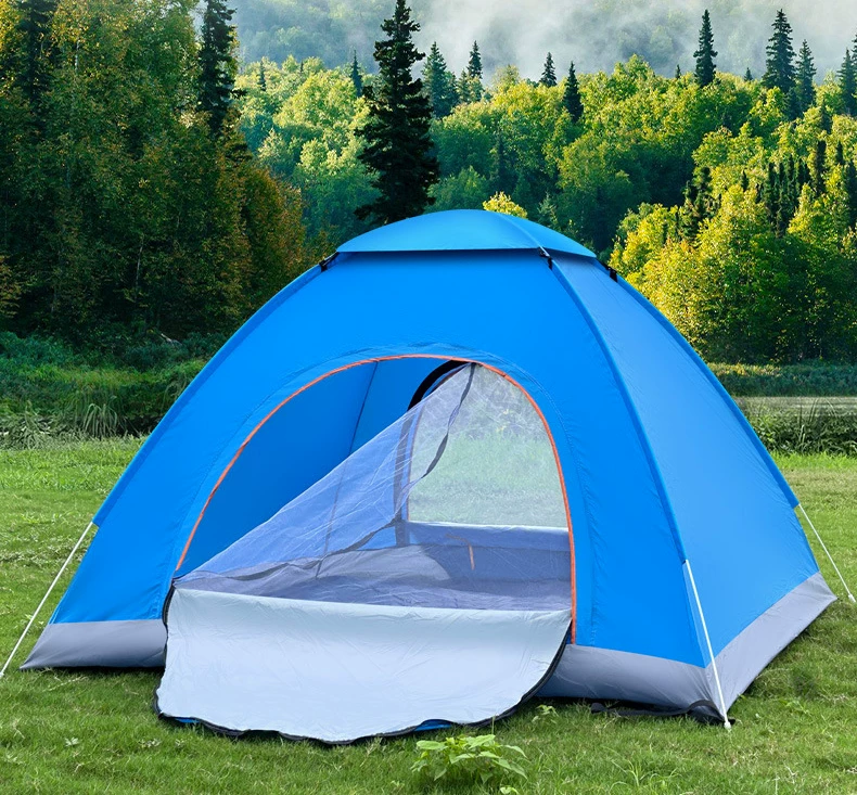 Fully automatic 3-4 person tent, outdoor portable folding, quick opening, picnic, sun protection, camping, camping, thickened park tour
