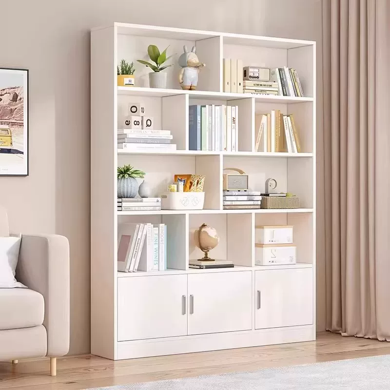 Bookshelf, floor to ceiling storage rack, integrated wall storage cabinet, home bookshelf, display cabinet, office file cabinet, storage cabinet
