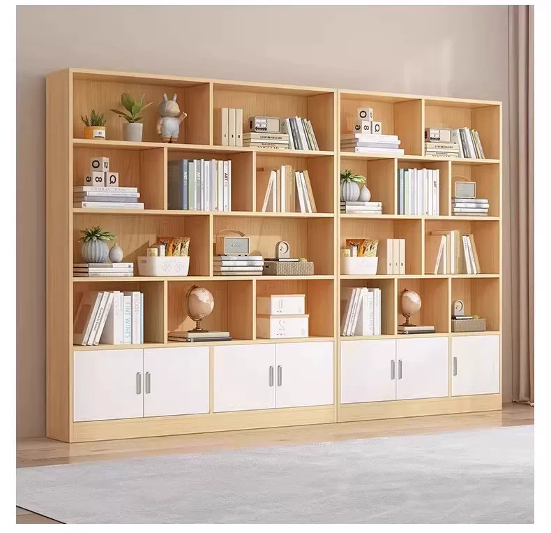 Bookshelf, floor to ceiling storage rack, integrated wall storage cabinet, home bookshelf, display cabinet, office file cabinet, storage cabinet