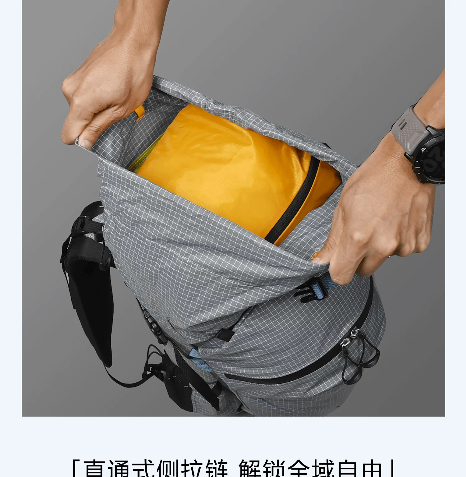 Outdoor professional mountaineering backpack for men, lightweight and large capacity backpack for hiking, sports backpack for travel, lightweight for women