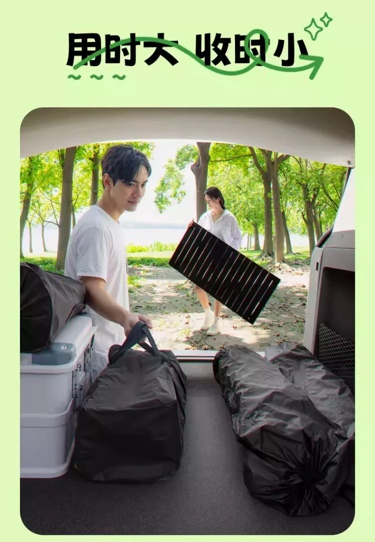 Outdoor folding table camping table chair portable picnic table folding chair Chicken rolls table camping picnic equipment set