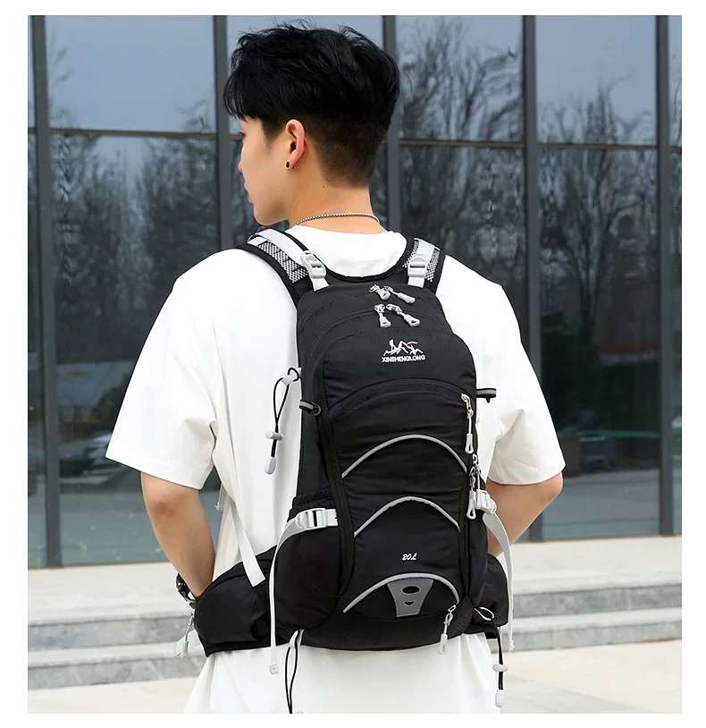 Mountaineering bag 20 liter suspended backpack for outdoor hiking, mountain climbing equipment, backpack system, cycling backpack