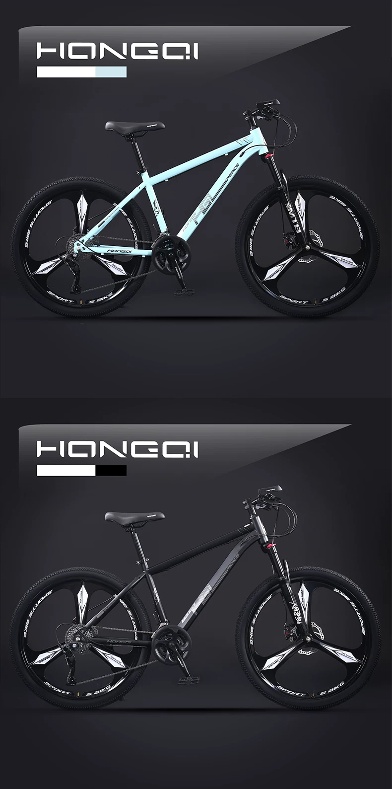 Red Flag Official Flagship Store Aluminum Alloy Mountaineering Bike Male Adult Off road Variable Speed Road Bike Youth Bike