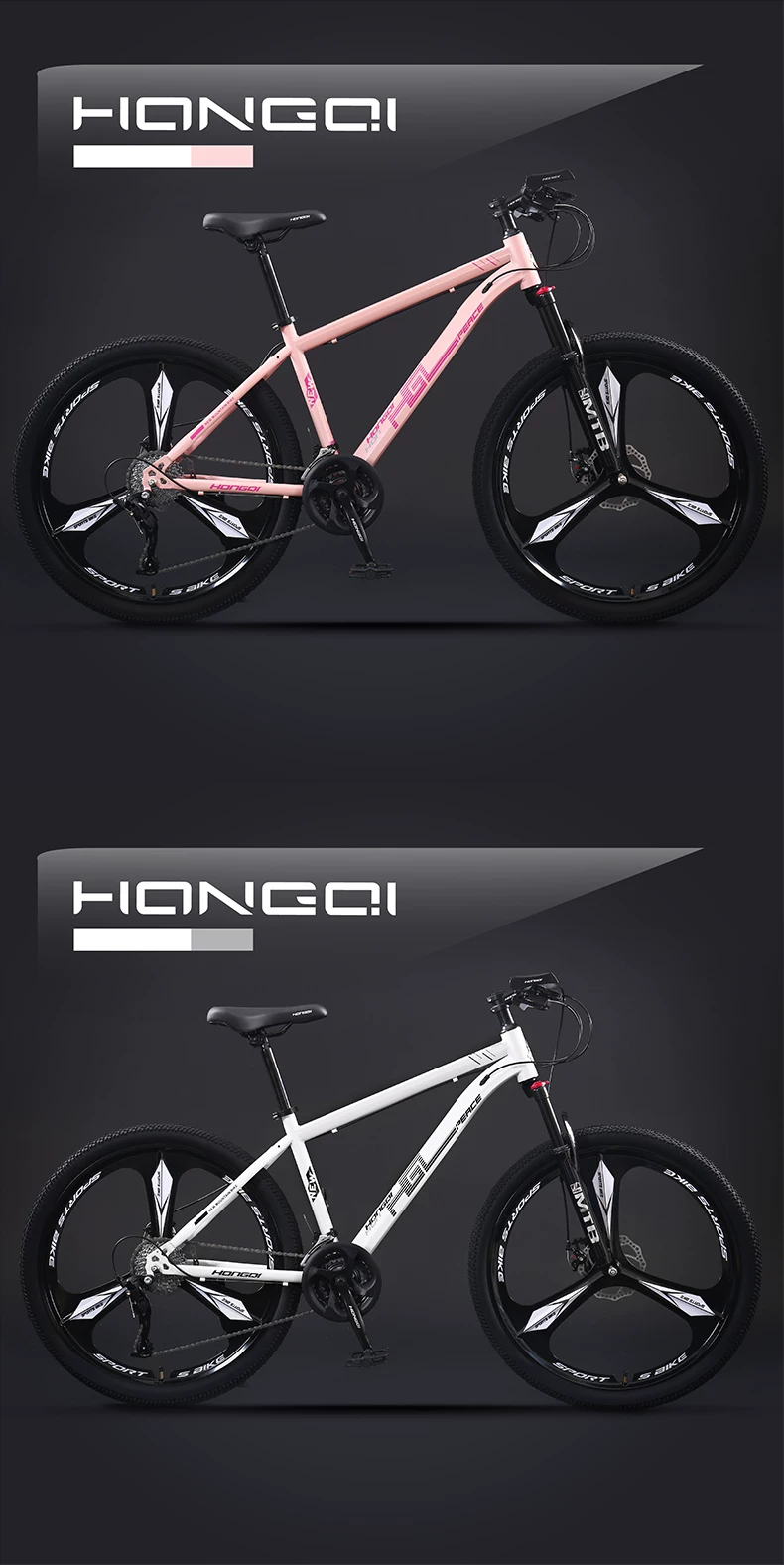 Red Flag Official Flagship Store Aluminum Alloy Mountaineering Bike Male Adult Off road Variable Speed Road Bike Youth Bike