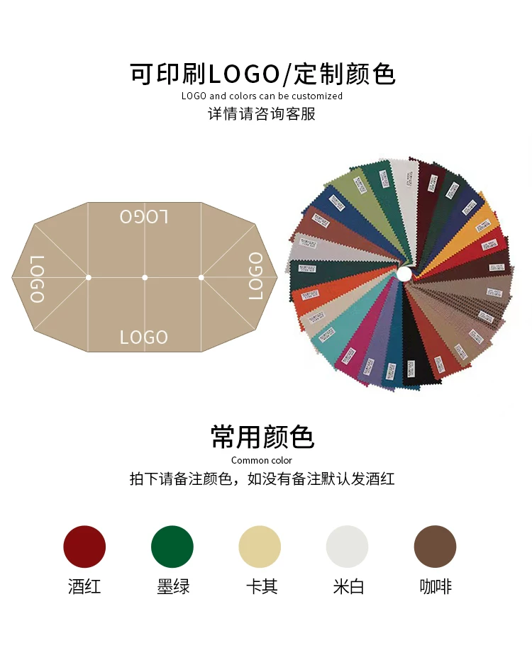 Outdoor Umbrella, Courtyard Umbrella, Sunshade Umbrella, Courtyard Roman Umbrella, Large Sun Umbrella, UV resistant Double Head Design