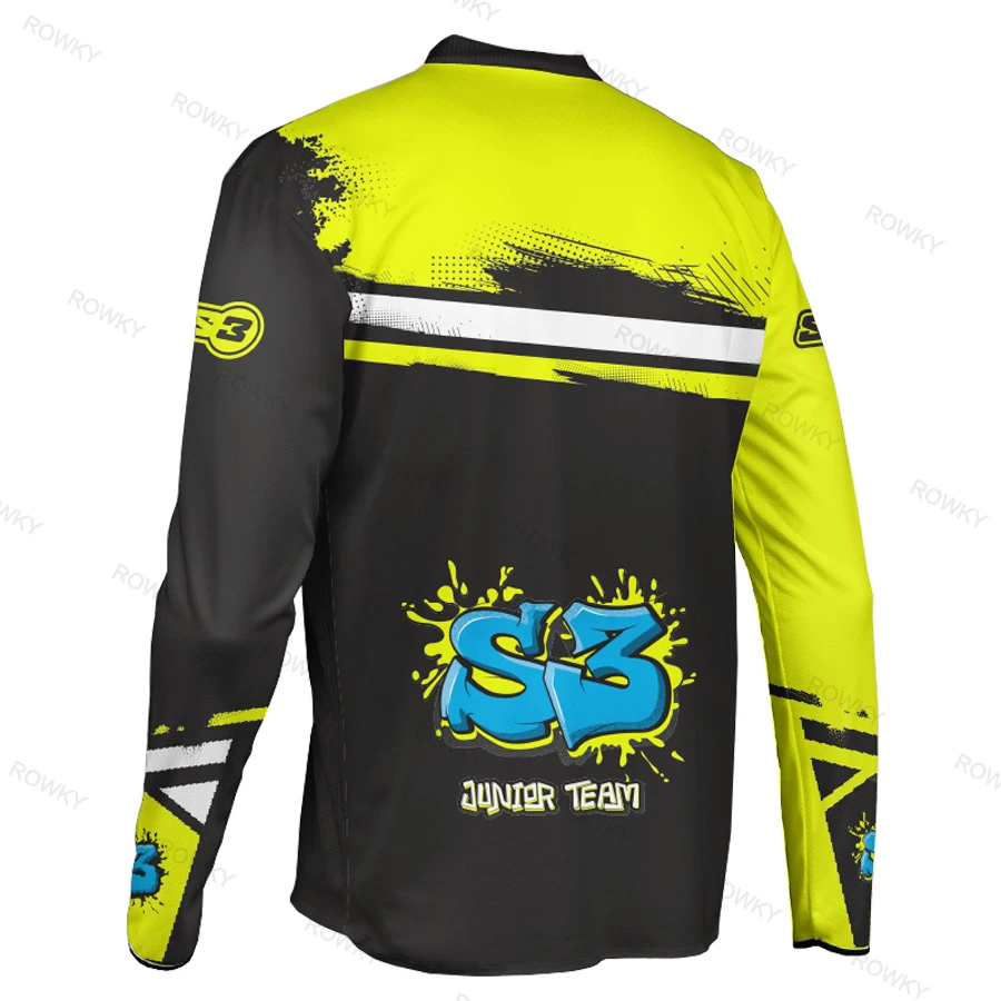 S3 motorcycle shirt racing suit quick dry long sleeved motorcycle suit mountain off-road riding suit bicycle speed conquer men