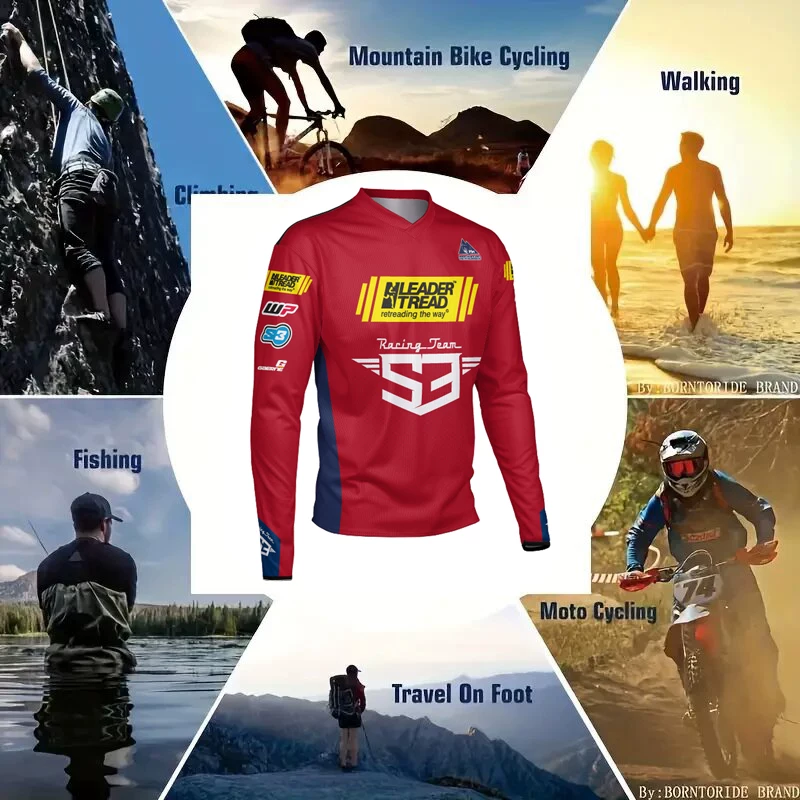S3 motorcycle shirt racing suit quick dry long sleeved motorcycle suit mountain off-road riding suit bicycle speed conquer men