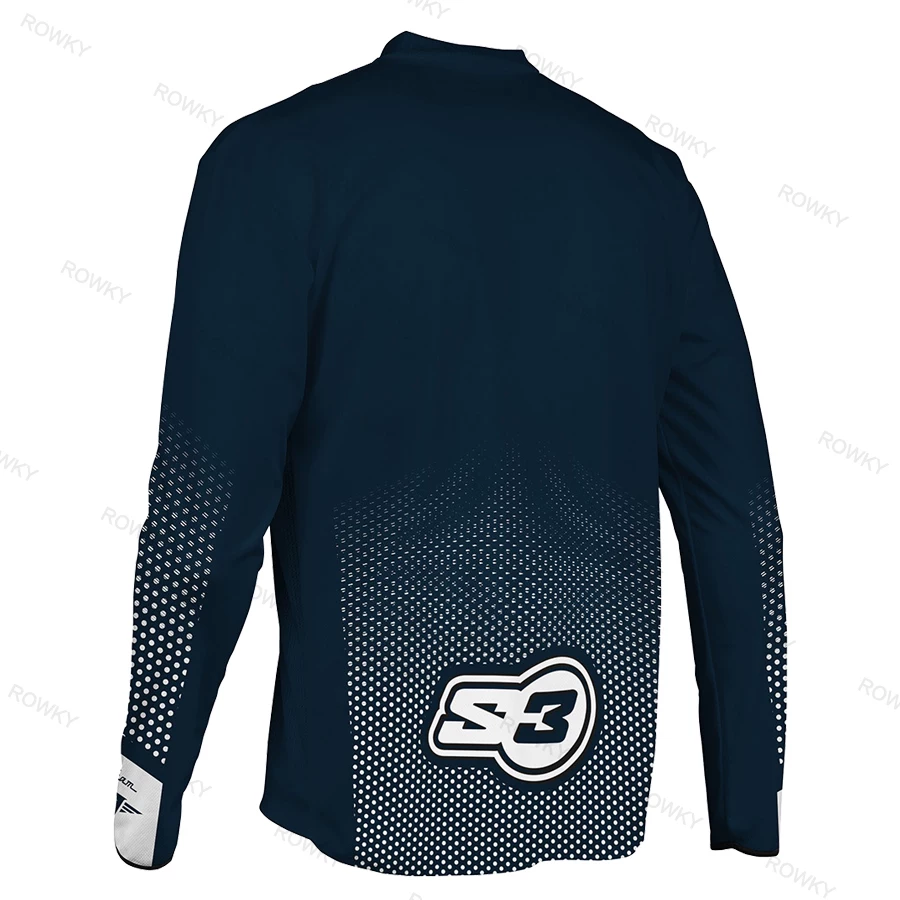 S3 motorcycle shirt racing suit quick dry long sleeved motorcycle suit mountain off-road riding suit bicycle speed conquer men