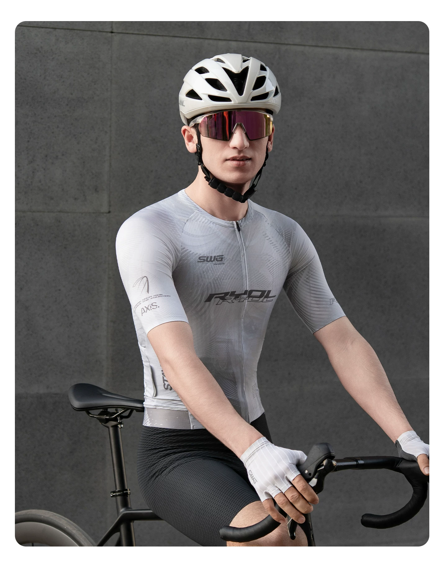 SWG Mingsheng Navigation Cycling Suit Men's Summer Road Cycling Speed Drying Short Sleeve Set Double Arrow Riding Equipment