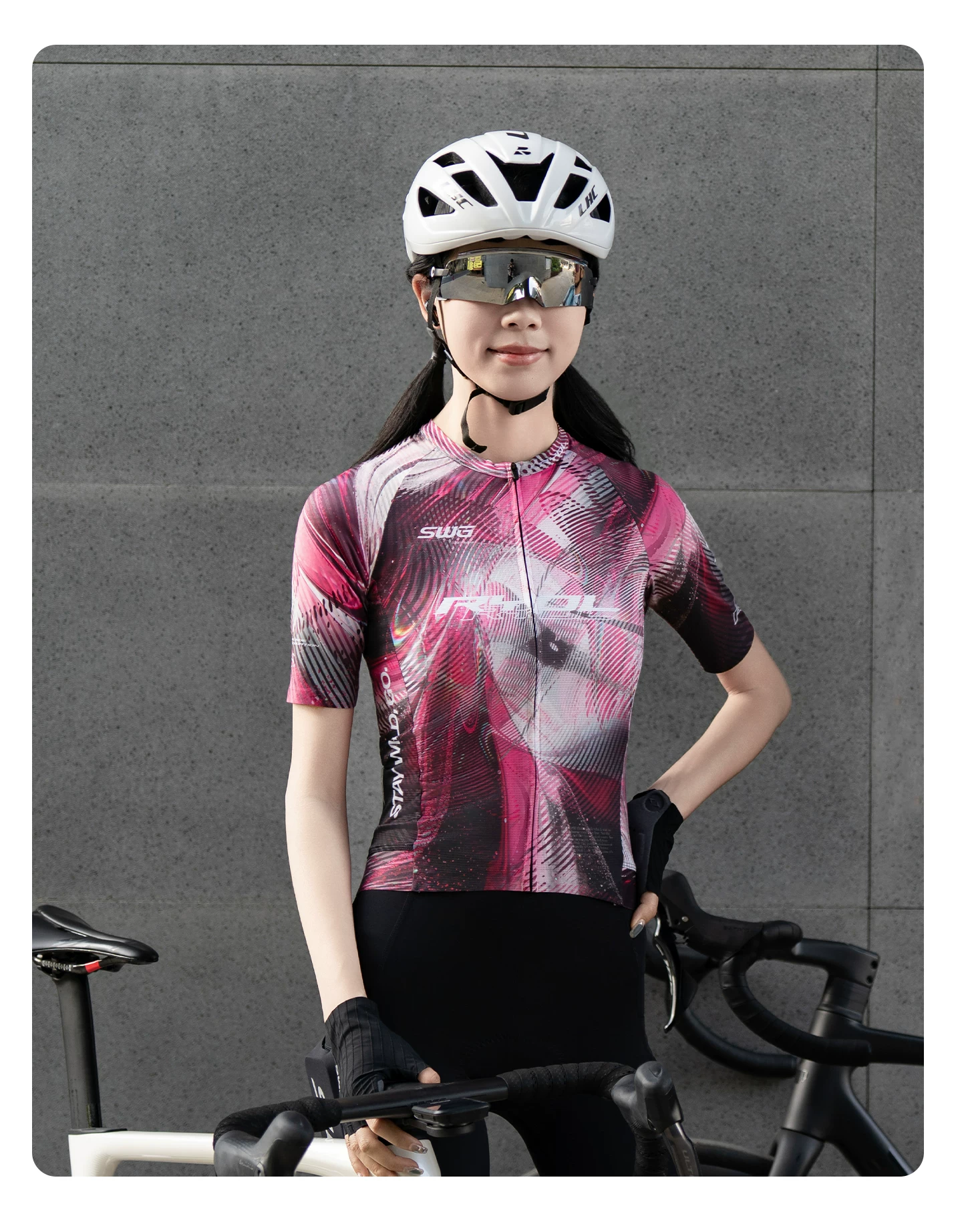 SWG Mingsheng Navigation Cycling Suit Men's Summer Road Cycling Speed Drying Short Sleeve Set Double Arrow Riding Equipment