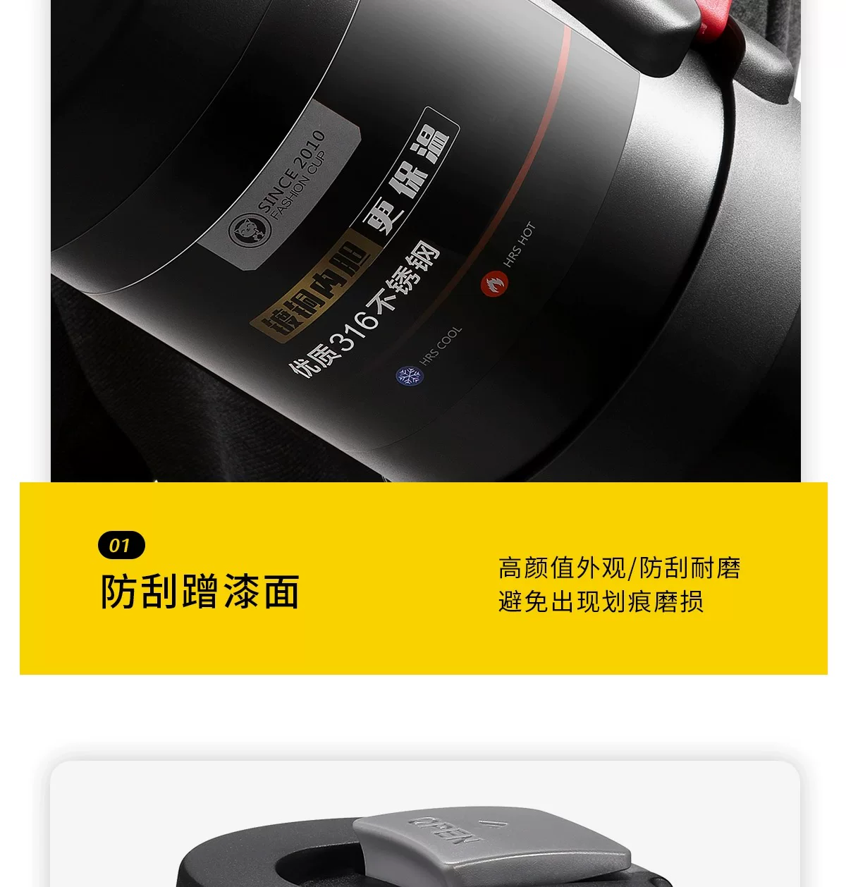 Insulated Cup Large Capacity Outdoor Insulated Pot Large Household Hot Water Bottle Water Bottle Travel Portable Construction Site Insulated Water Cup