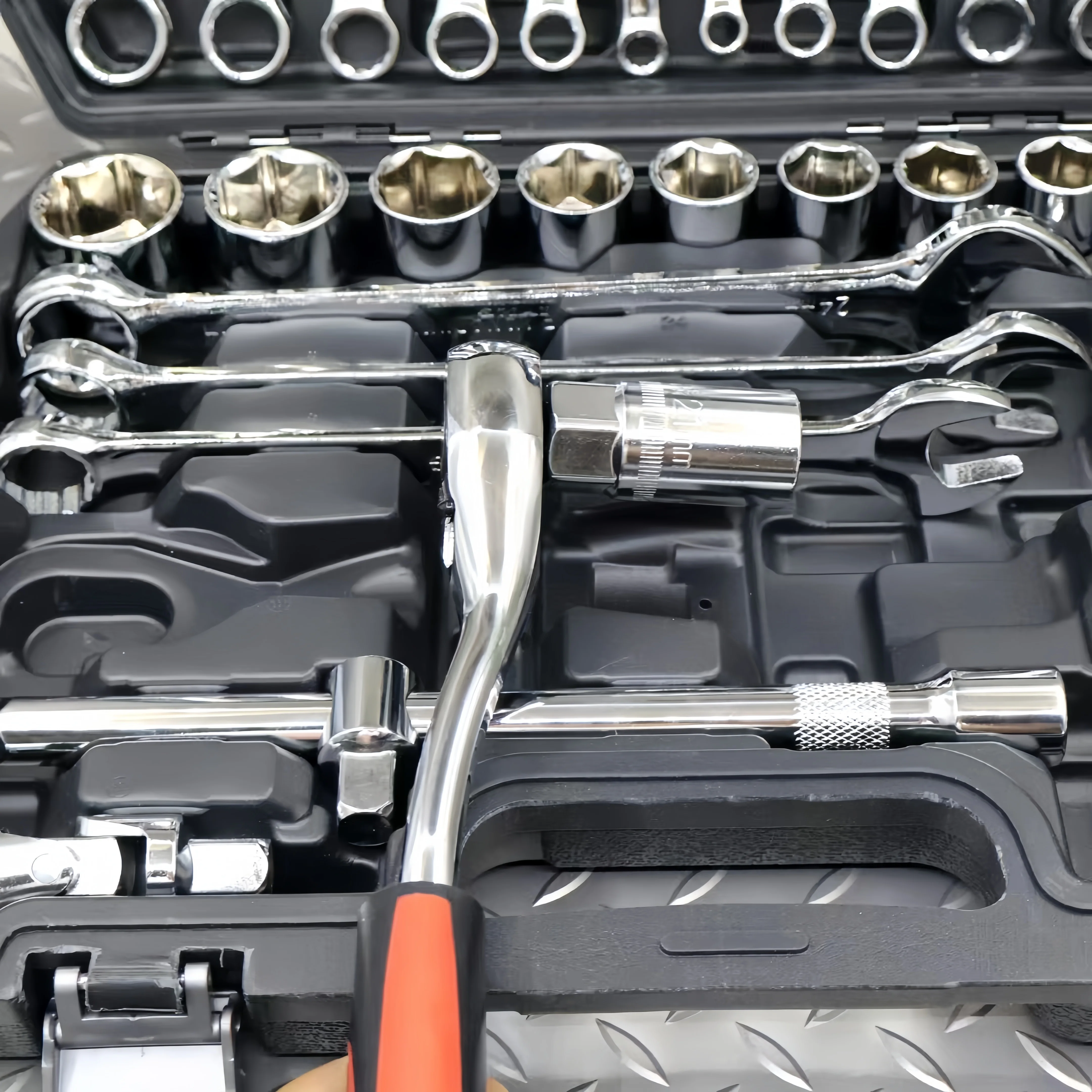 Depuda wrench socket repair kit ratchet 72 teeth quick kit with on-board tools for machine repair and auto repair, a complete set