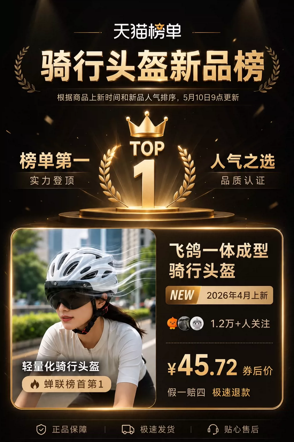 Flying pigeon bicycle riding helmet integrated molding road bike mountain bike helmet protective gear for men and women riding equipment