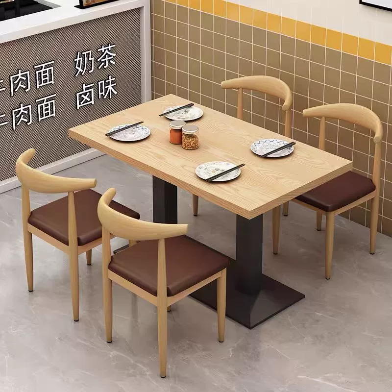 Dining chairs, fast food restaurants, dining table and chair combinations, small household rectangular dining tables, modern simple and luxurious dining tables