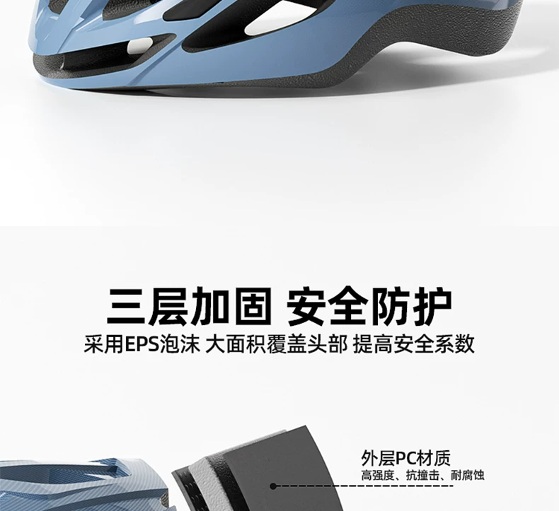 POEU儿童骑行头盔自行车骑行装备公路车登山车青少年单车气动安全帽