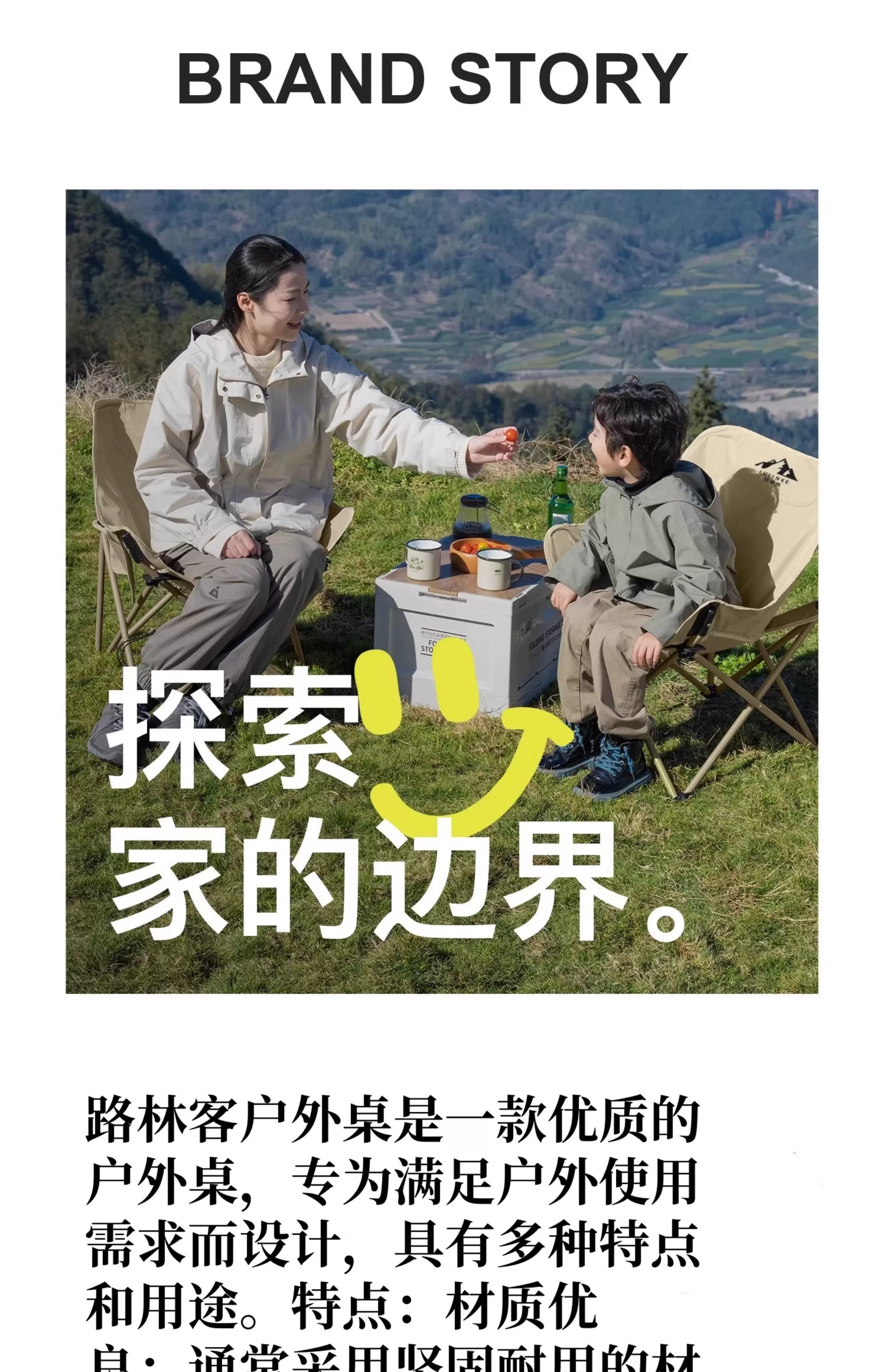 Lulinke Moon Chair Camping Chair Outdoor Folding Chair Portable Lounge Chair Fishing Chair Beach Chair Picnic Table and Chair