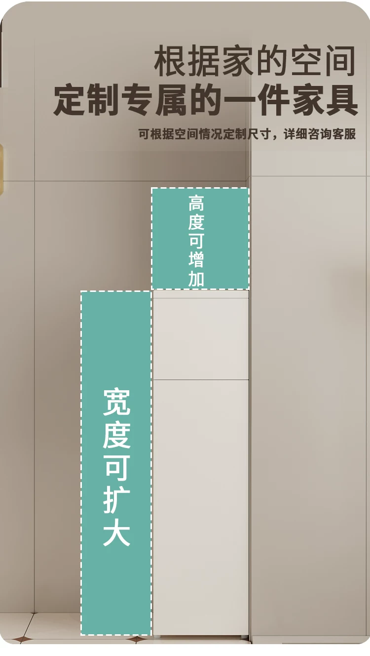 浴室边柜化妆室铝合金收纳柜半墙收纳柜隔断干事分离高柜边柜立柜
