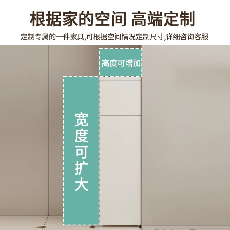 浴室边柜化妆室铝合金收纳柜半墙收纳柜隔断干事分离高柜边柜立柜