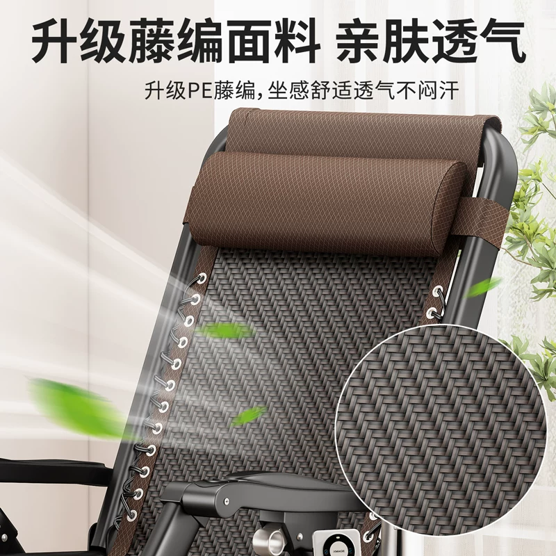 Lounge chair 2025 new model for both sitting and sleeping, foldable nap, lazy person lounge chair, balcony, home leisure, foldable chair, sleeping chair