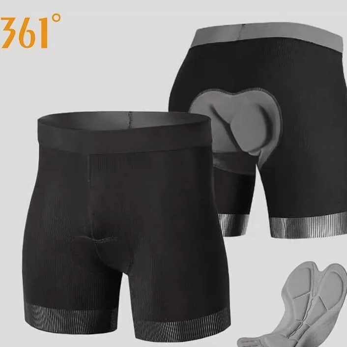 361 ° ice silk cycling underwear, men's and women's road cycling shorts, cycling clothes, cycling clothes, high elasticity shock-absorbing shorts