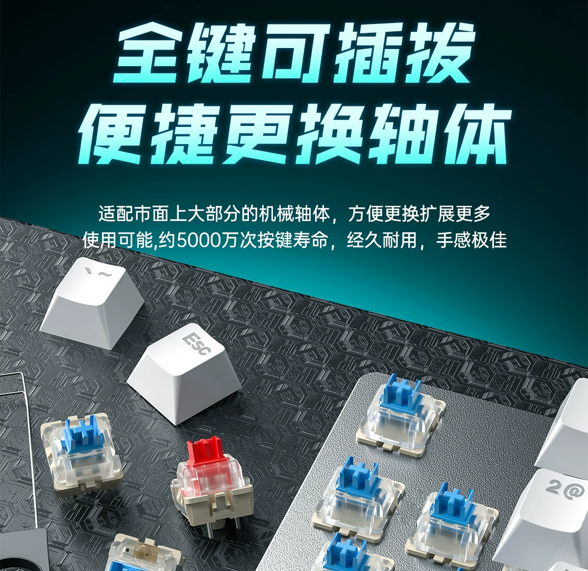 Tarantula F2088Air the third mock examination Mechanical Keyboard Wireless Bluetooth E-sports Game Office Desktop Computer 108 Keyboard Mouse