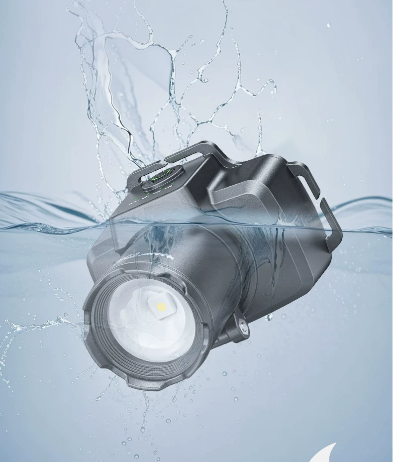 Small Shark Headlamp 2026 New Outdoor Strong Light Ultra Bright Outdoor Mountaineering Long Range Headwear Lighting 3001