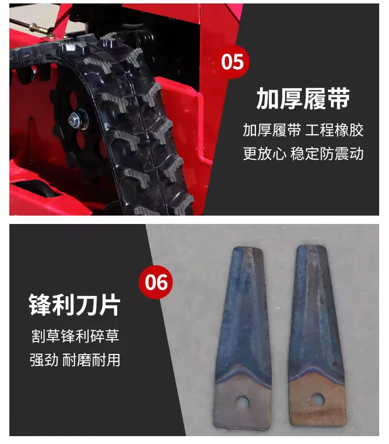 Беспроводной газонокосилка-робот с дистанционным управлением, гусеничный вездеход для садов и полей