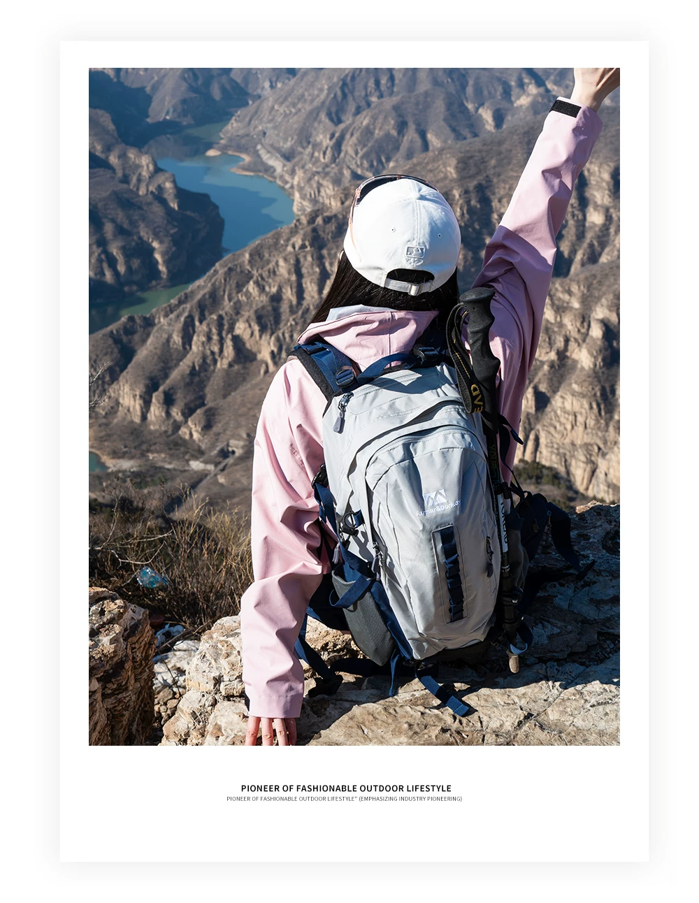 Farmer and Donkey Outdoor Mountaineering Bag Women's Travel Hiking Lightweight 30 liter Backpack System Backpack Men's Edition