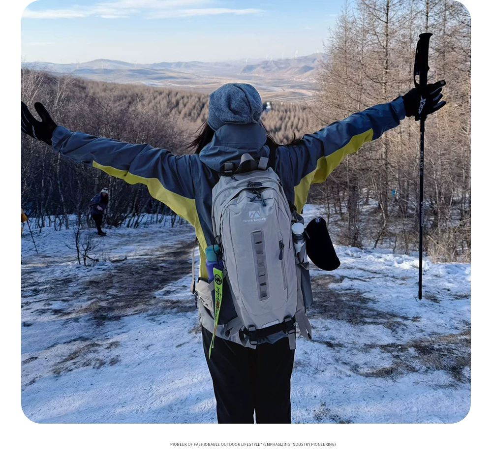 Farmer and Donkey Outdoor Mountaineering Bag Women's Travel Hiking Lightweight 30 liter Backpack System Backpack Men's Edition