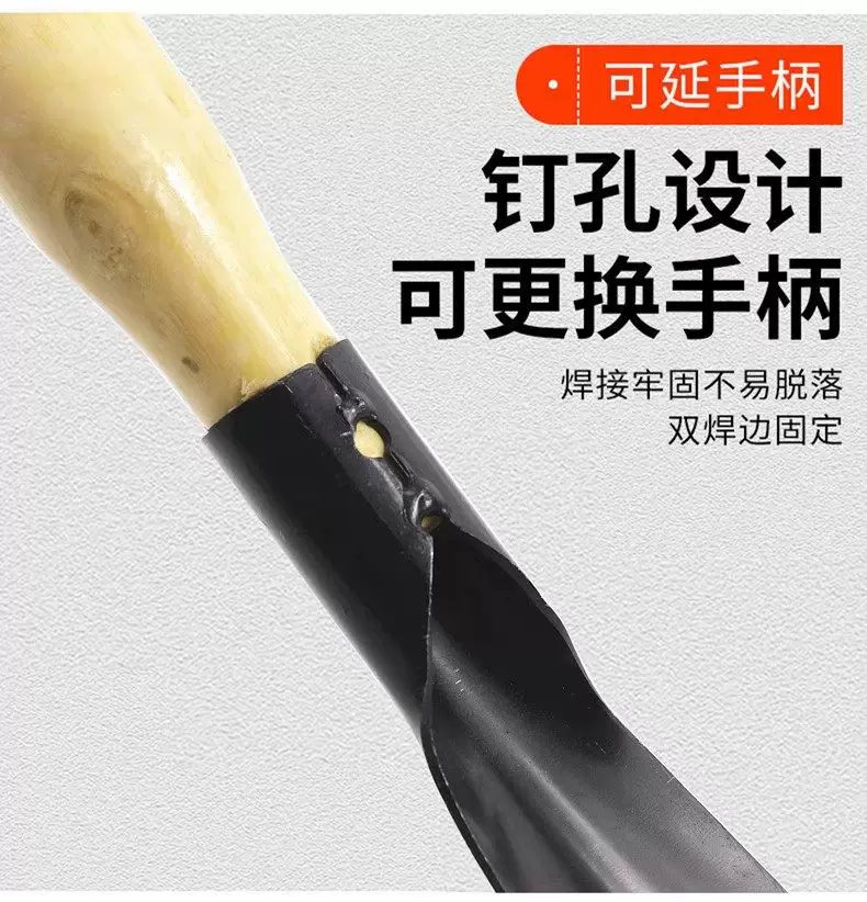 Planting flowers and vegetables with a small shovel, digging wild vegetables with manganese steel, an outdoor digging tool, a gardening tool, a household vegetable specific shovel, used to drive the sea
