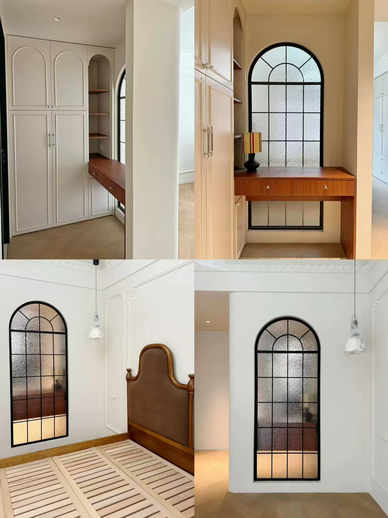 Ultra white water ripple tempered glass art partition screen, room wall, makeup room, half wall, living room, entrance foyer screen