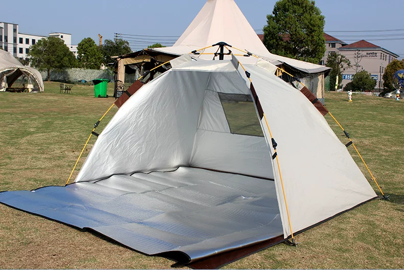 Fully automatic outdoor beach tent for 3-4 people for outdoor fishing, camping, rain protection, sun protection, park outings, portable folding