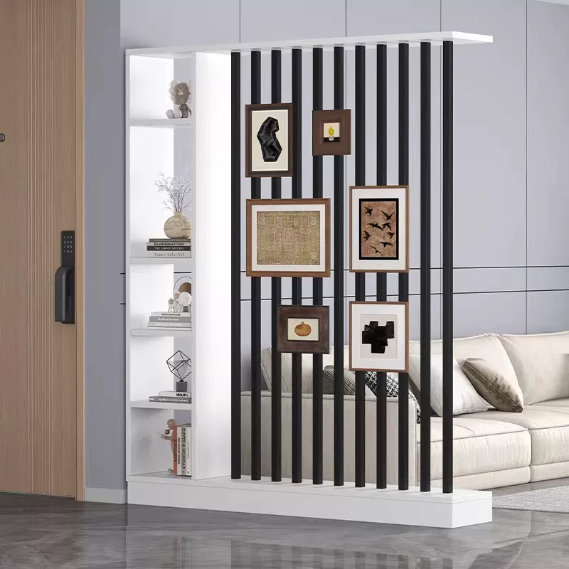Floor to ceiling screen partition, foyer cabinet, living room, new home style, creative Chinese style, front door decoration, screen cabinet