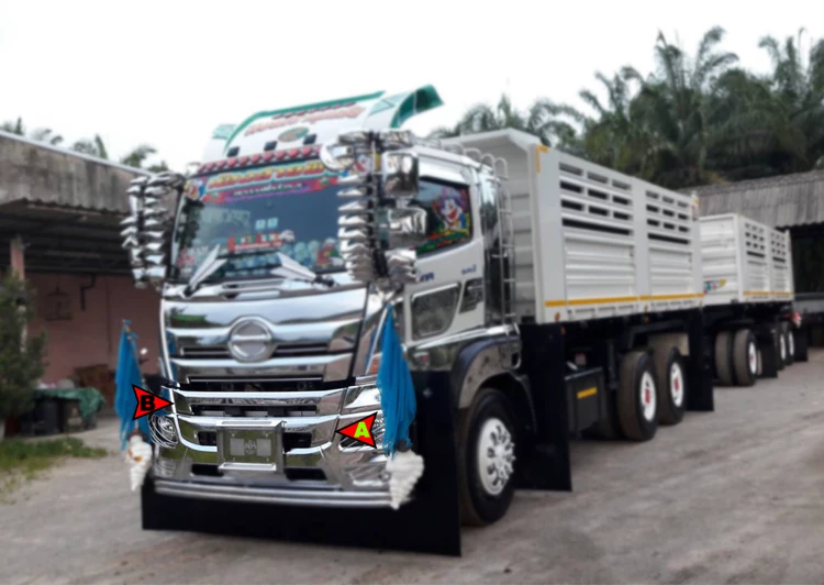 Подходит для грузовика Hino Hino New Victor 500 Modified Car Растровая сетка