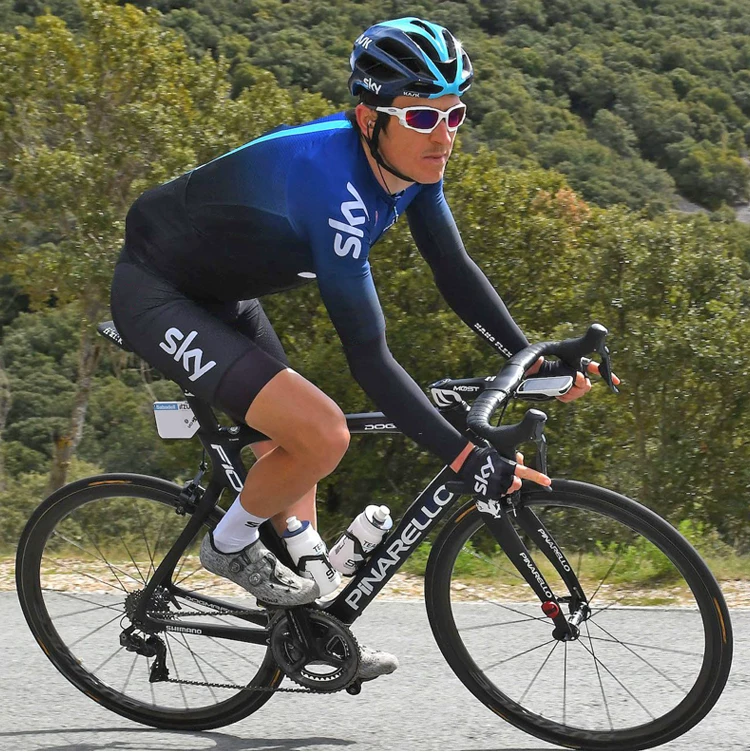 Sky cycling suit short sleeved set men's summer road cycling suit quick drying breathable mountain baby bag cycling pants top