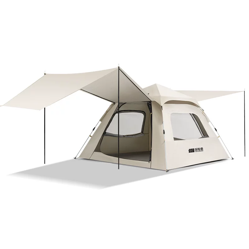 Explorer Tent Outdoor Folding Portable Camping Overnight Fully Automatic Skyline 2-in-1 Camping Equipment Complete Set