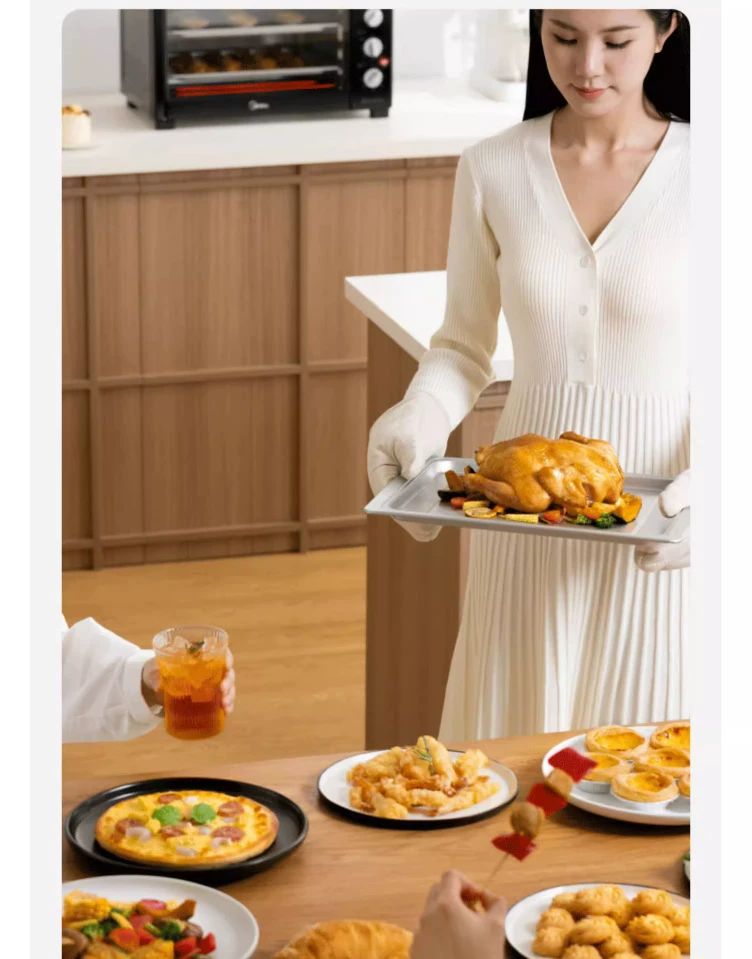 MG38CB-AA multifunctional 40L electric oven with independent temperature control and mechanical control, four layers of multifunctional baking, Midea no