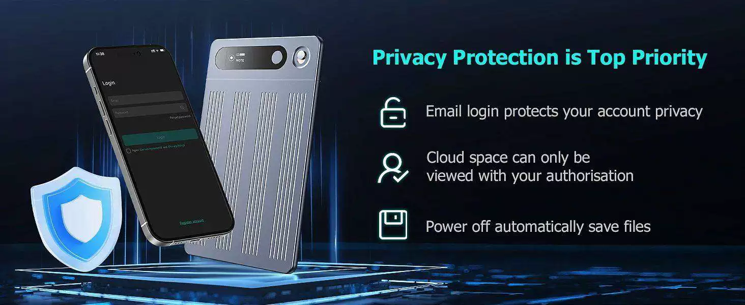 AI Портативный диктофон VORMOR M1