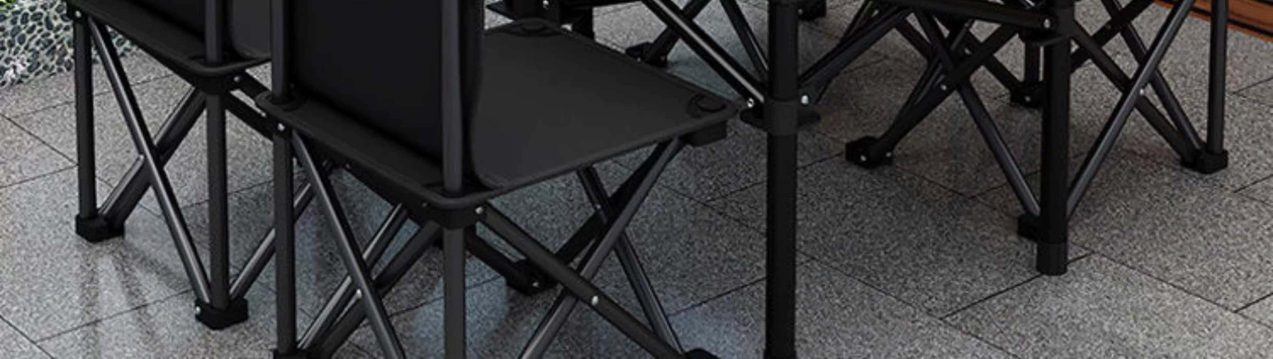 Outdoor Folding Table and Chair Camping Picnic Storage Portable Five Piece Set Multi purpose Family Lazy Table and Chair Folding Table