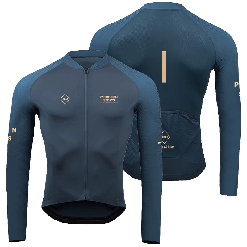PAS春秋骑行服长袖男套装速干登山车服装自行车衣服公路车骑行裤